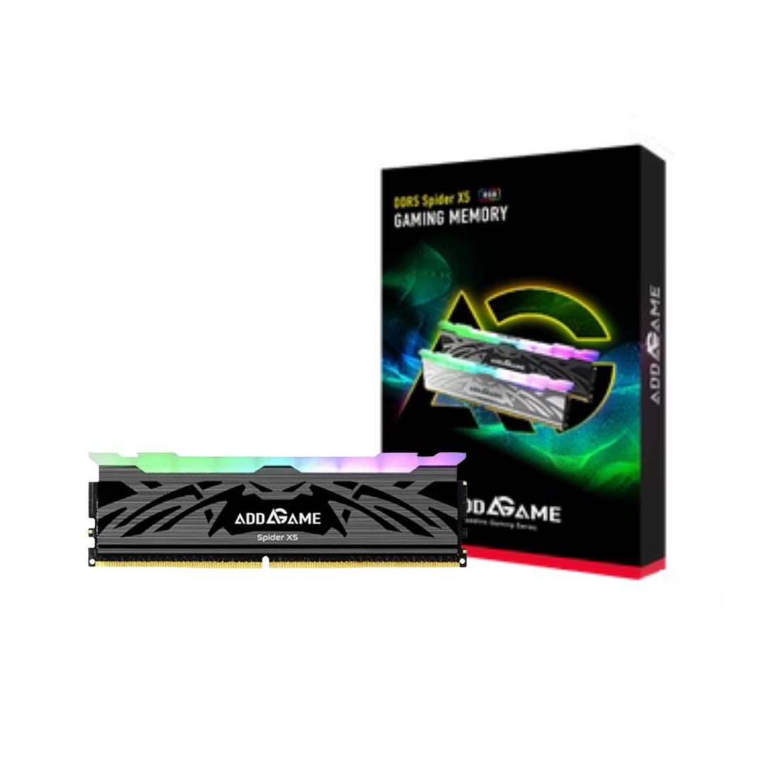 Addlink Spider 5X DDR5 RAM 32GB (2x16GB) Black RGB 6000 MHz CL38
