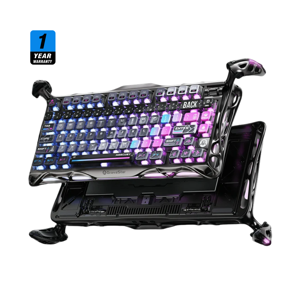GravaStar Mercury K1 Pro Special Edition Gaming Keyboard - Cyberpunk