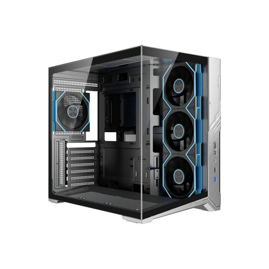 ESGAMING Zero Max - صندوق حاسوب ATX - رمادي