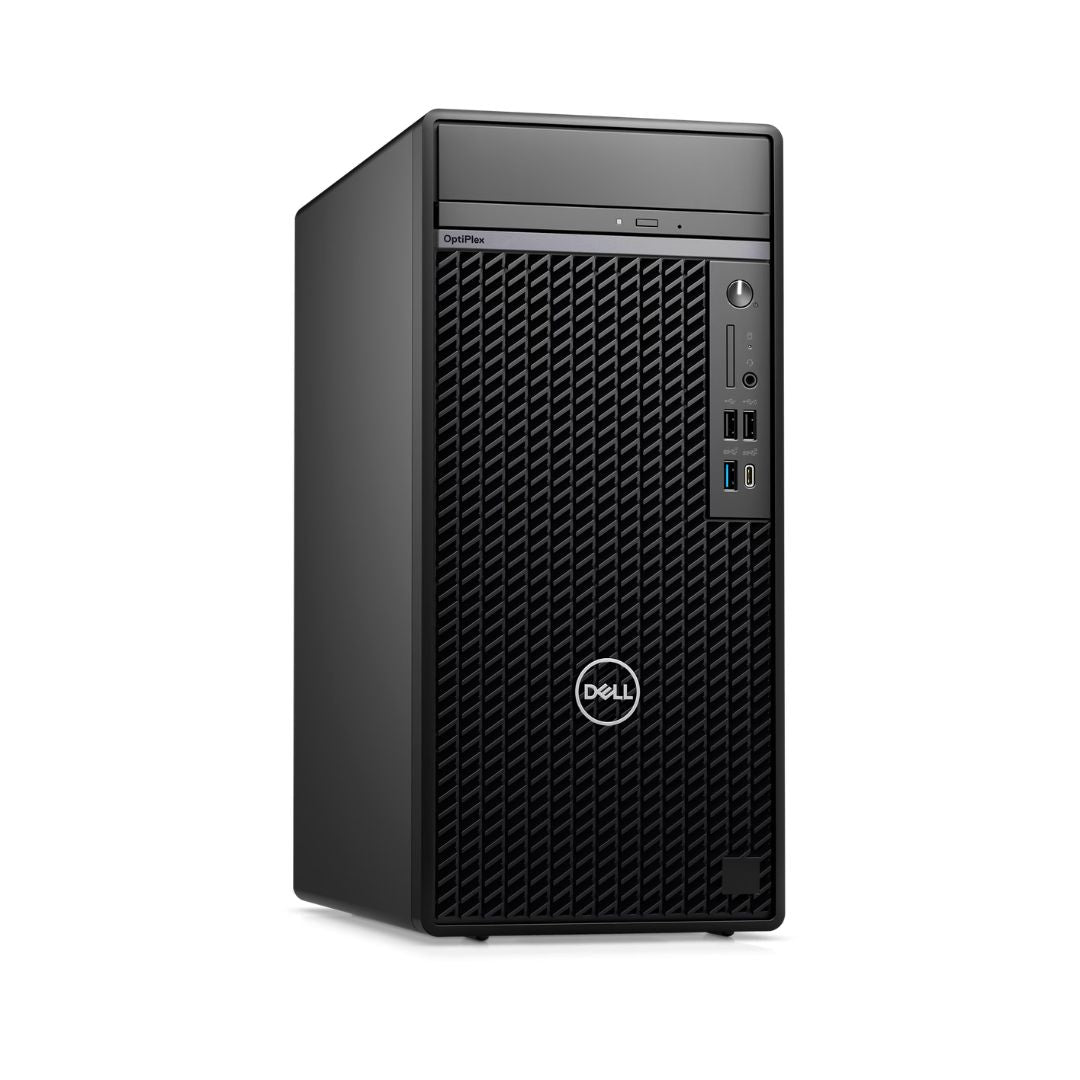 Dell OptiPlex Tower Plus 7020، إنتل، i5-13400، 8 جيجابايت رام، 512 جيجابايت SSD، بطاقة رسومات Intel UHD، DVD، أسود