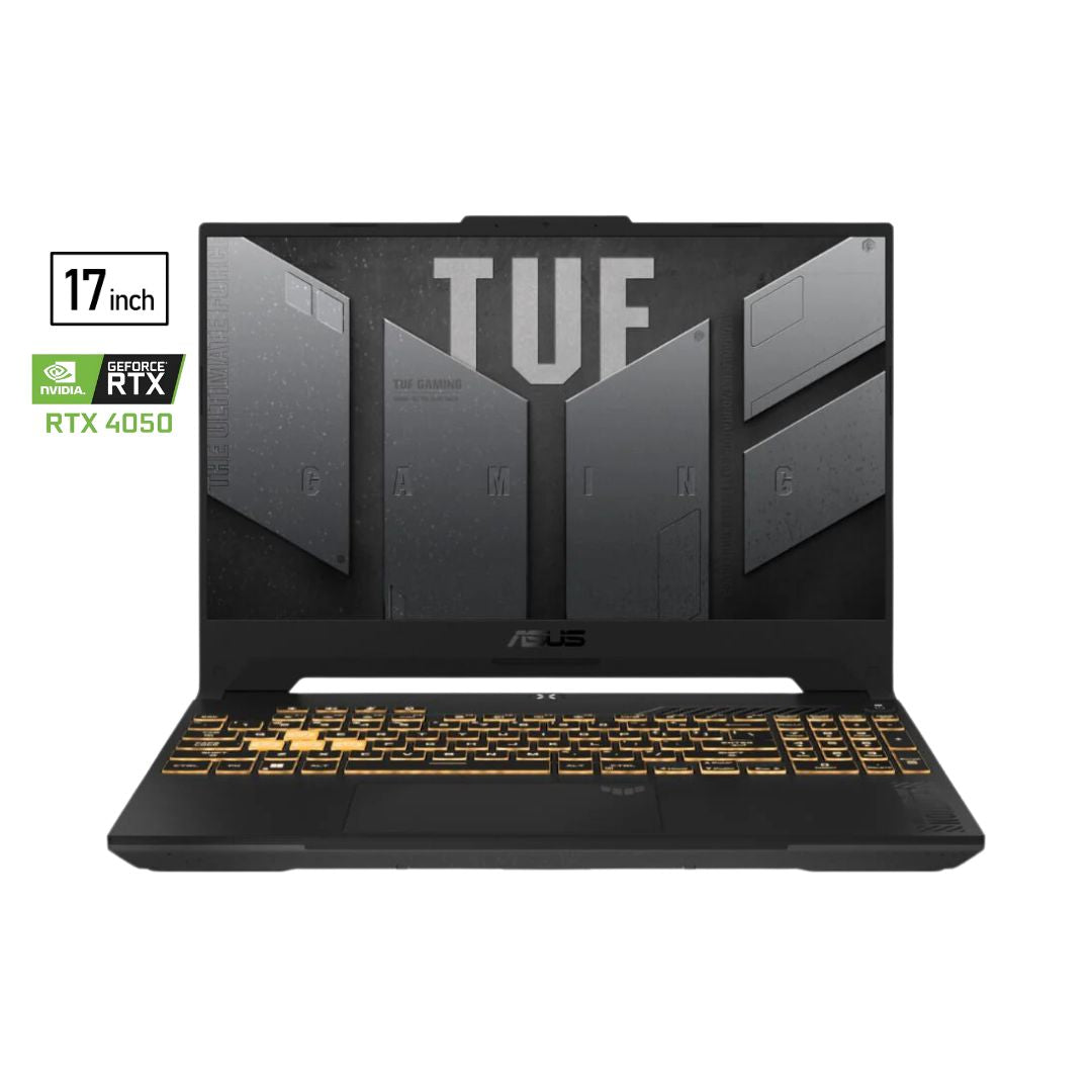 ASUS TUF Gaming F17 FX707VU-HX175, Intel Core i7-13620H , RAM 16GB, 512GB SSD, RTX 4050 6GB, 17.3 Inch FHD IPS 144Hz, Mecha Gray