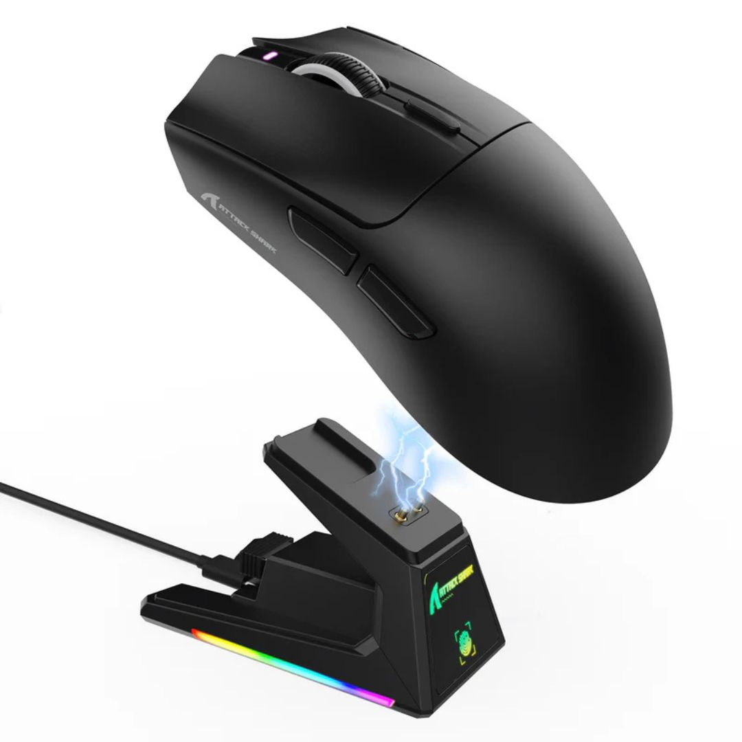 ATTACK SHARK X1 Tri-mode Gaming Mouse - Black