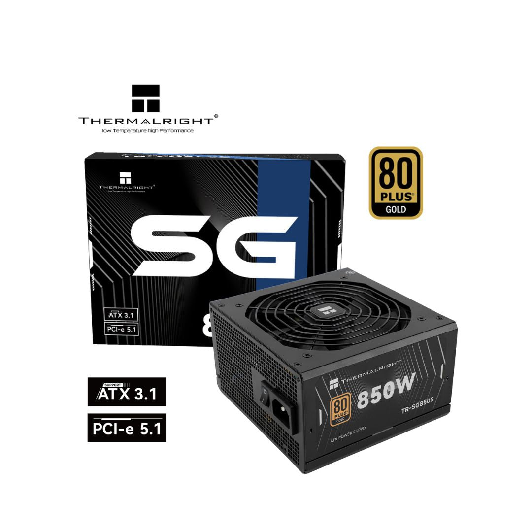 Thermalright SG850S 850W 80+ Gold Power Supply, Black