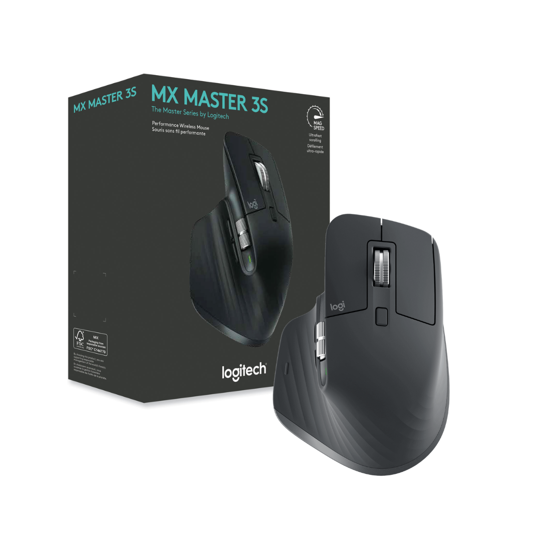 Logitech MX Master 3S Advanced Wireless Graphite Mouse