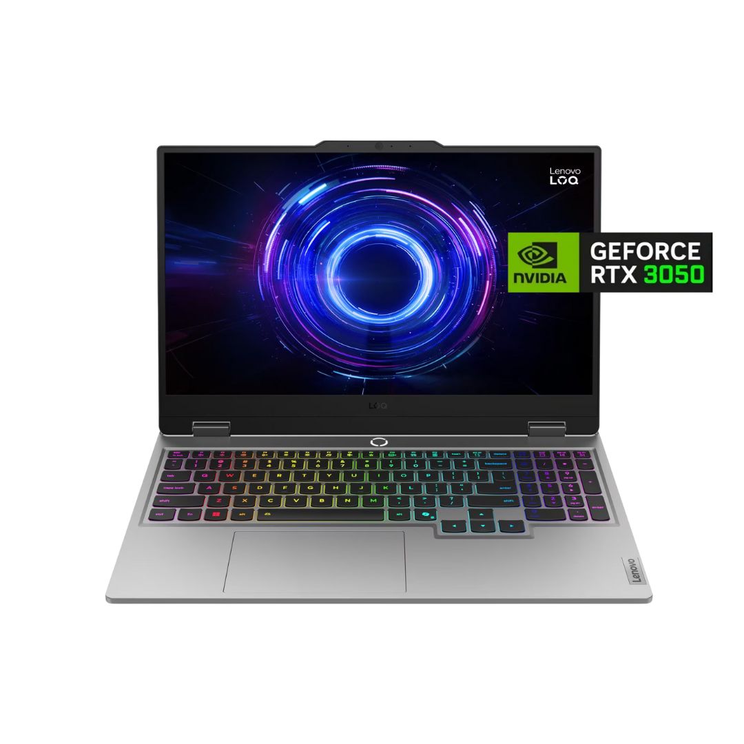 Lenovo LOQ 15IRX9 - (72PS) Intel Core i7-13650HX, RAM 16GB, SSD 512GB, RTX 3050 6GB, 15.6 Inch FHD IPS 144Hz, Luna Gray