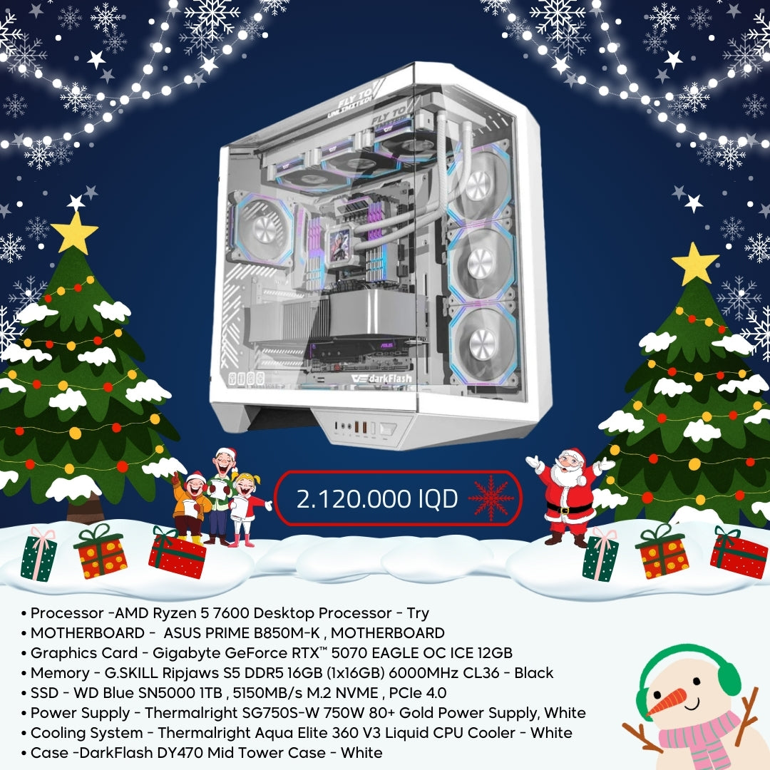 Pc Build AMD Ryzen 5 7600, RTX 5070 12GB