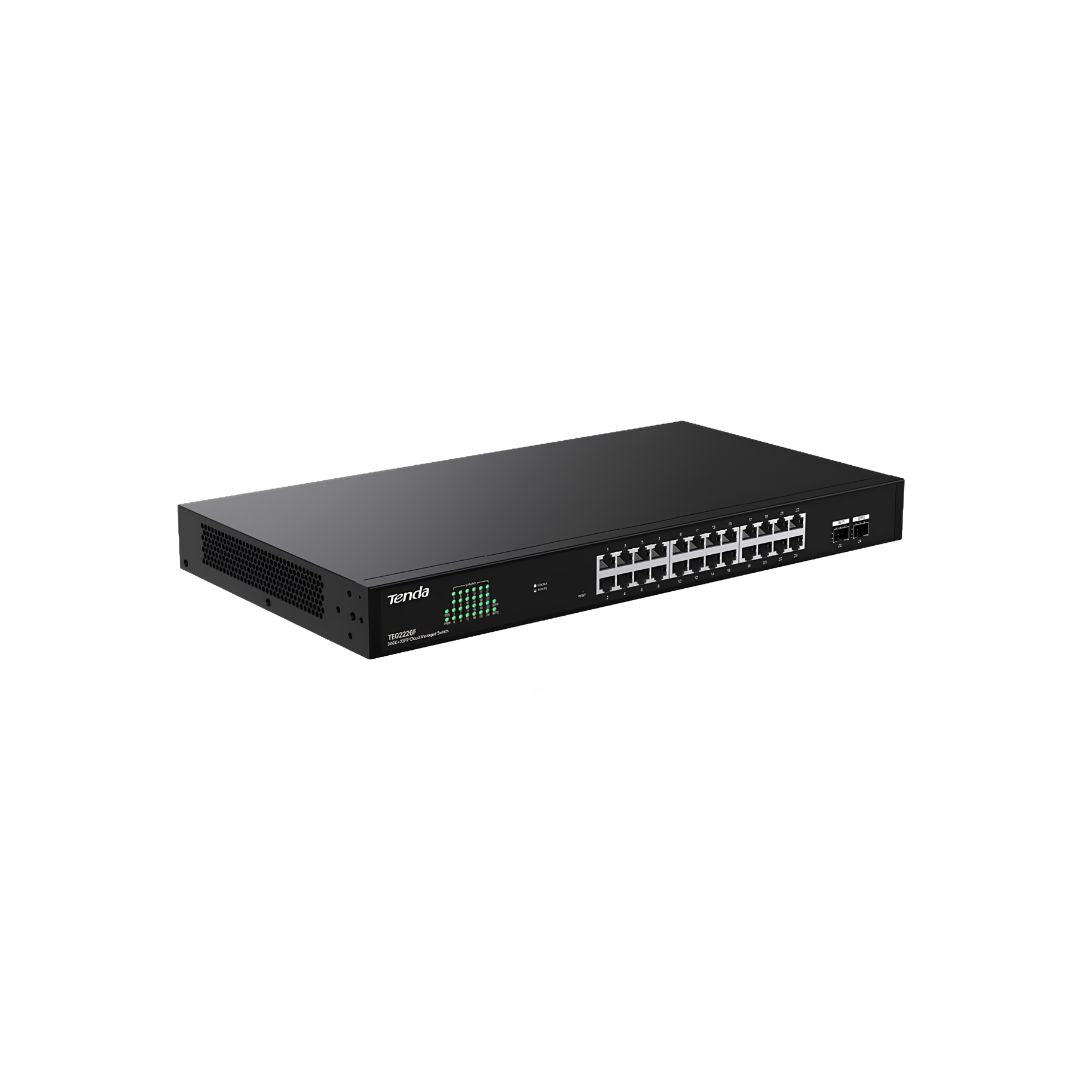 Tenda TEG2226F 24-Port Gigabit + 2-Port SFP Managed - Ethernet Network Switch