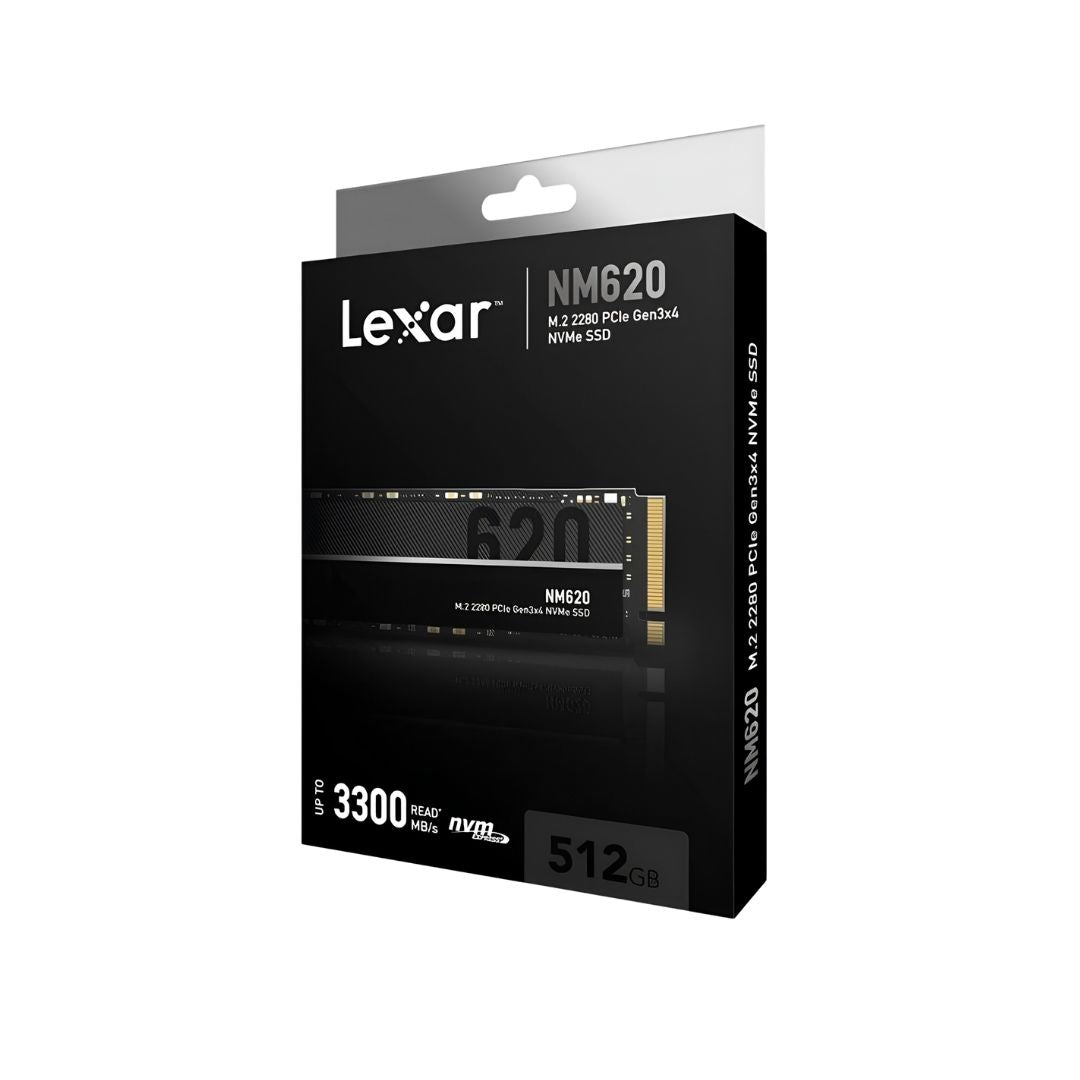 Lexar NM620 512GB NVMe SSD - M.2 2280 PCIe Gen 3