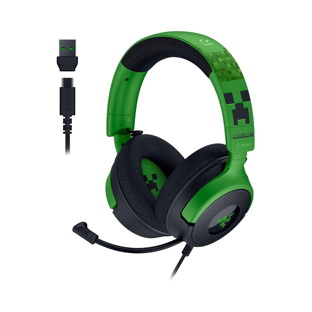 Razer Kraken V4 X Gaming Headset - Minecraft Edition