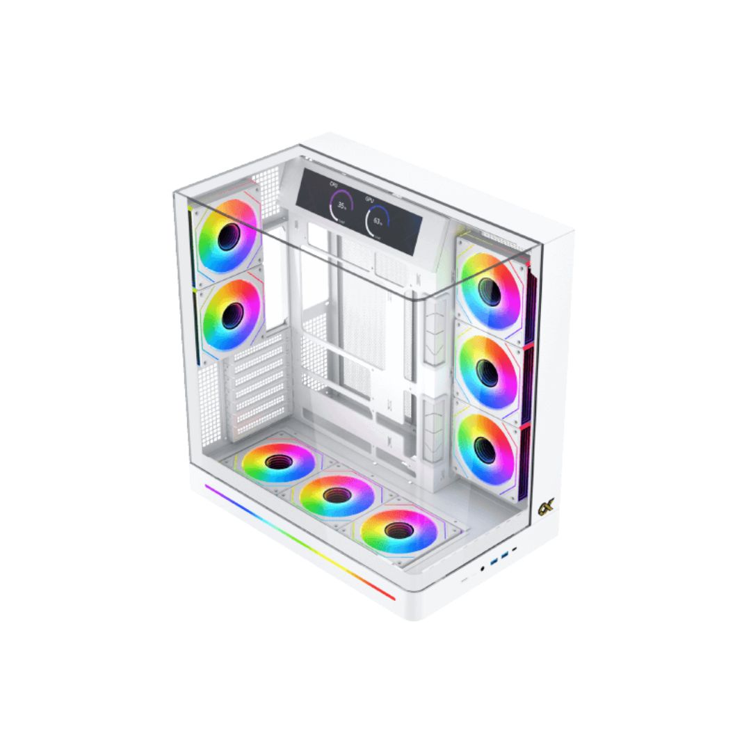 Xigmatek Pano II Arctic Mid Tower Case - White