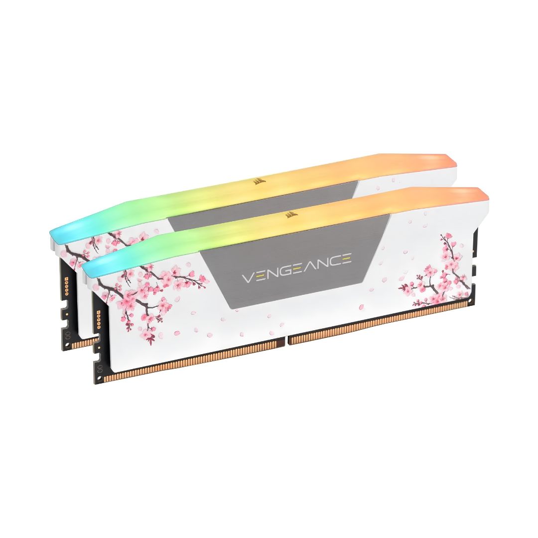 Corsair Vengeance 32GB (2x16GB) DDR5 6000MHz CL30 - Cherry Blossom White