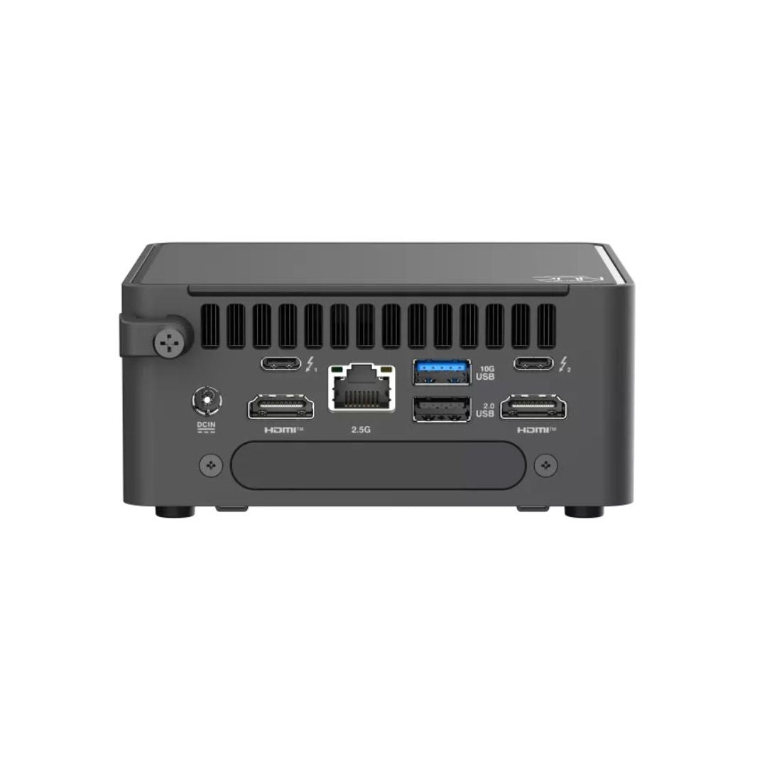 جهاز كمبيوتر صغير ASUS NUC 15 PRO بنظام BareBone (بدون ذاكرة وصول عشوائي RAM، وبدون قرص تخزين SSD)، بمعالج Intel Ultra 5-225U، ورسوميات Intel Arc 130T