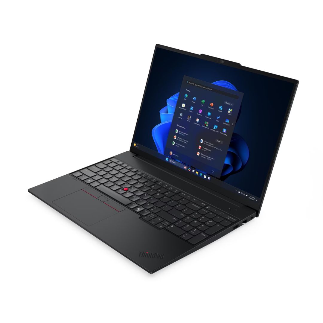 Lenovo ThinkPad E16 - (5NGR) Ultra 7-255H، 16 جيجابايت، 512 جيجابايت، رسومات Intel®، شاشة WUXGA IPS مقاس 16 بوصة، أسود
