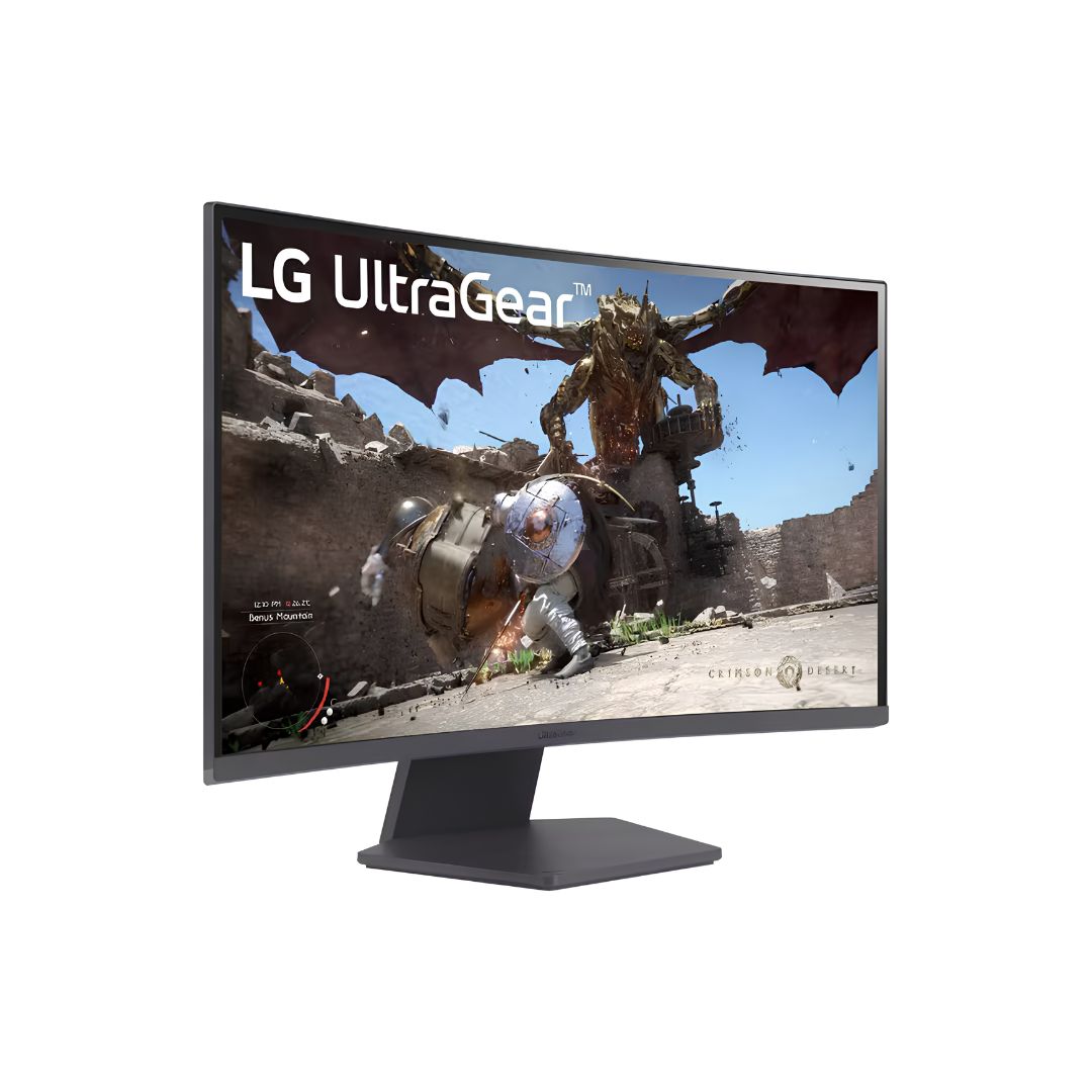 LG 27GS60QC-B 27 inch, 2K QHD (2560x1440) 180Hz, VA Curved, Monitor
