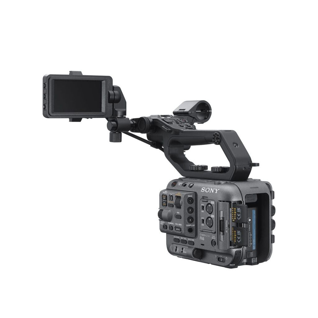 Sony FX6 Full-Frame Cinema Camera (Body Only) – 4K 120p, Dual Base ISO, Electronic Variable ND