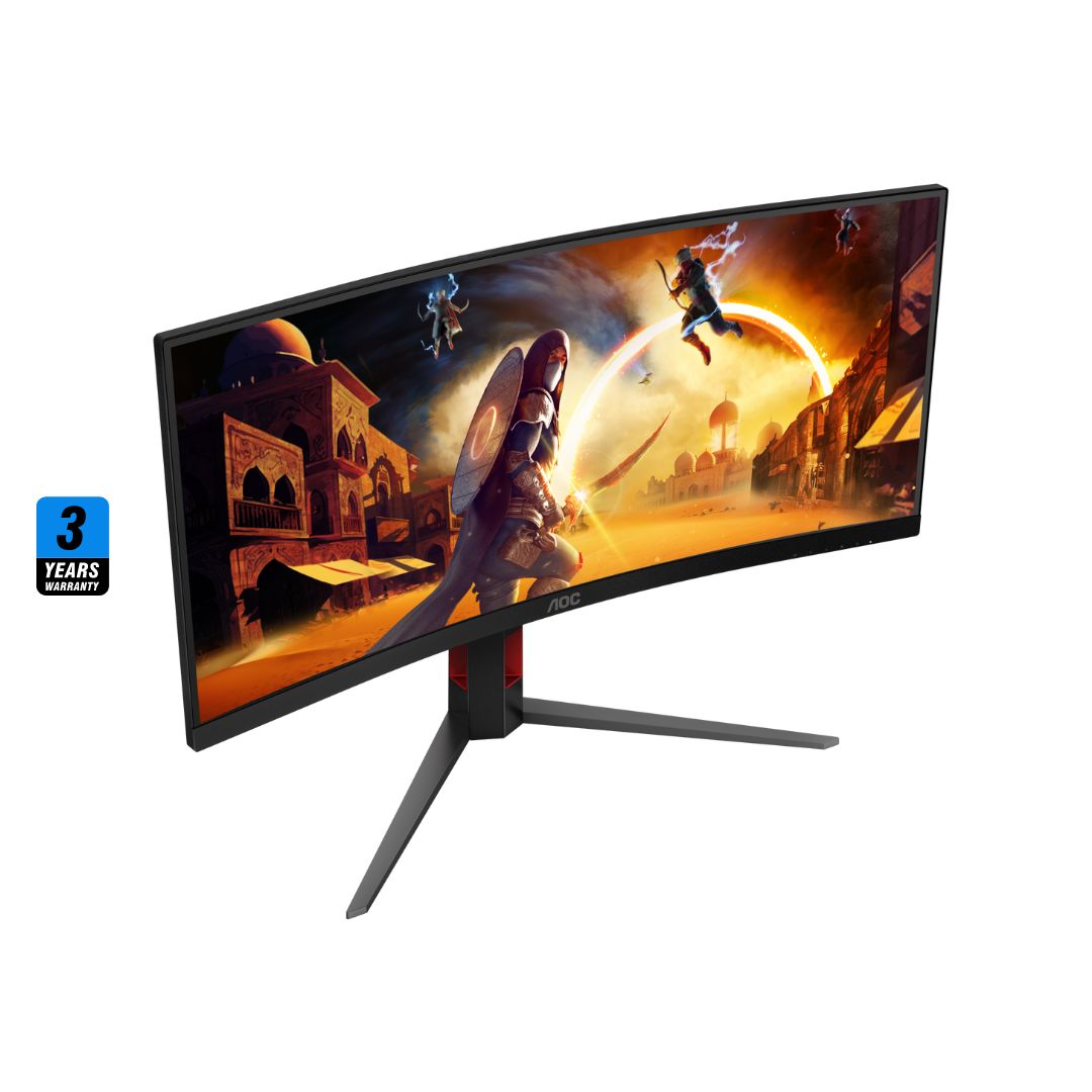 AOC CU34G4G 34 2K (3440x1440) 180Hz 0.5Ms Fast VA Ultrawide Curved , Monitor