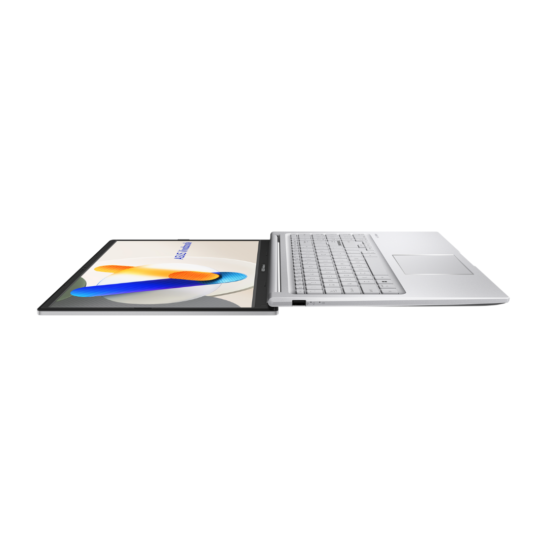 ASUS Vivobook 15 X1504VA-NJ379، Intel Core i7-1355U، ذاكرة وصول عشوائي (RAM) سعة 8 جيجابايت، قرص SSD سعة 512 جيجابايت، شاشة 15.6 بوصة FHD IPS، لون فضي رائع