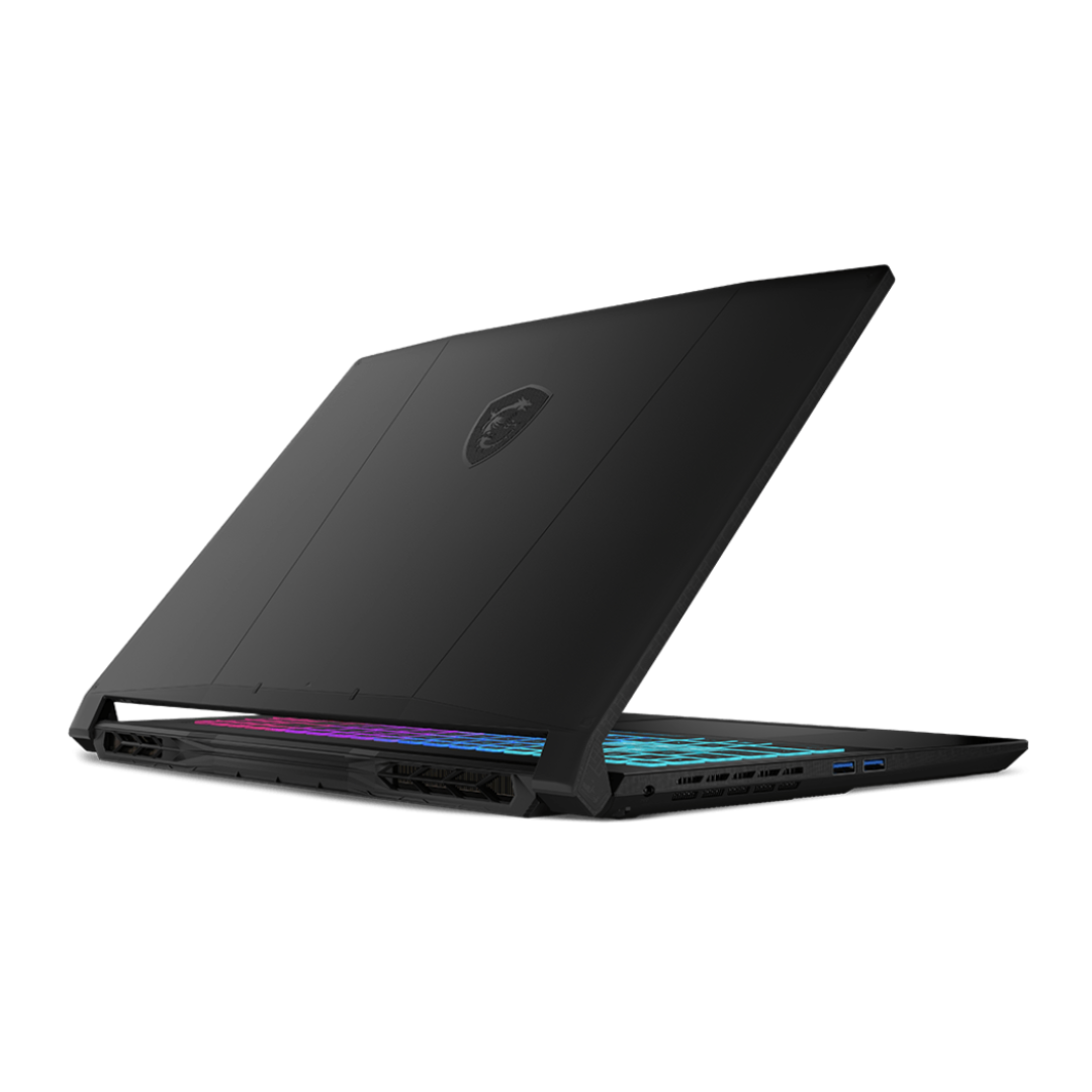 MSI Katana 15 HX B14WFK-222XAE, معالج Intel Core i7-14650HX, ذاكرة وصول عشوائي 16 جيجابايت, قرص صلب 512 جيجابايت SSD, بطاقة رسومات NVIDIA RTX 5060 8 جيجابايت, شاشة 15.6 بوصة عالية الدقة IPS 144 هرتز, أسود
