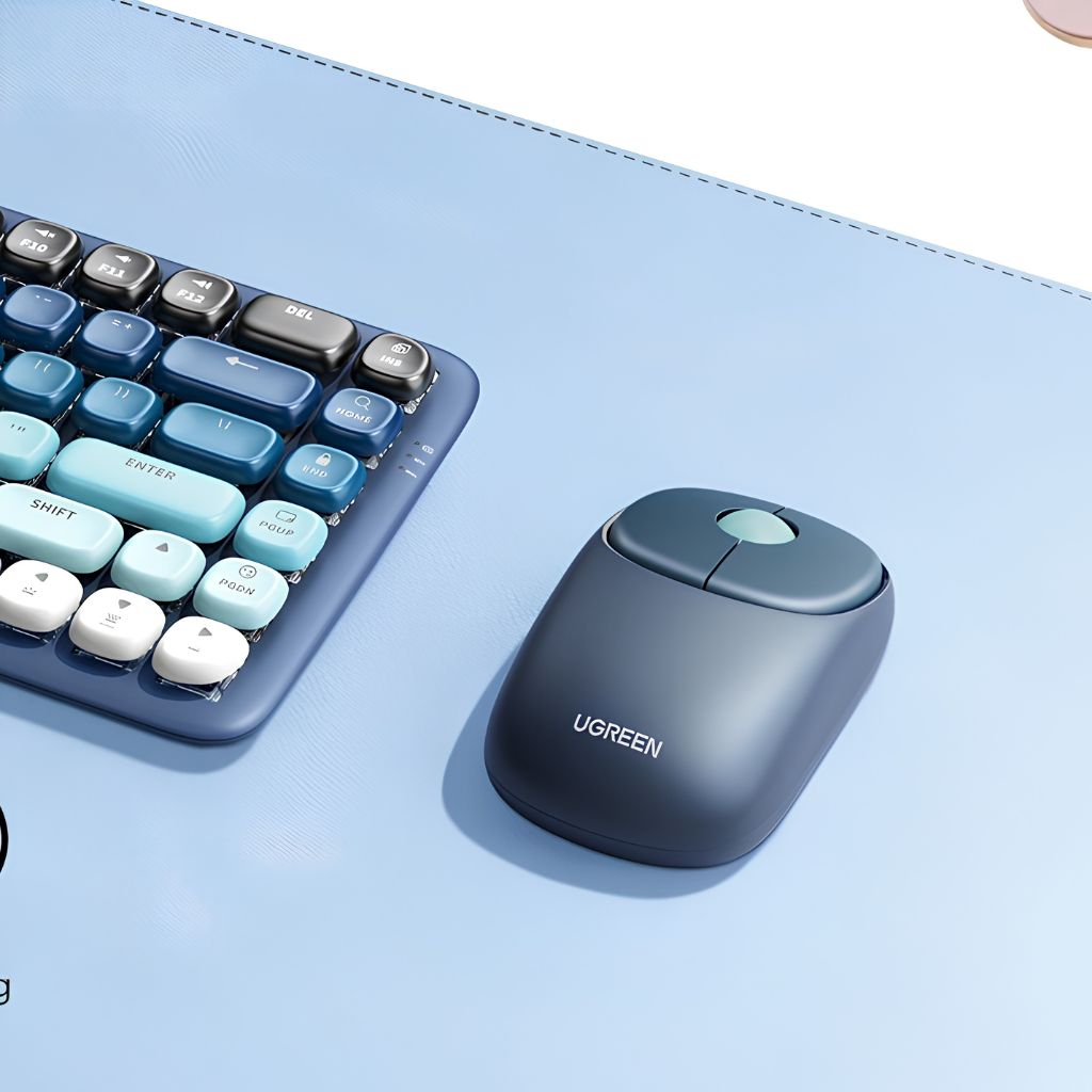UGREEN MU102 Optical Wireless Mouse - Blue
