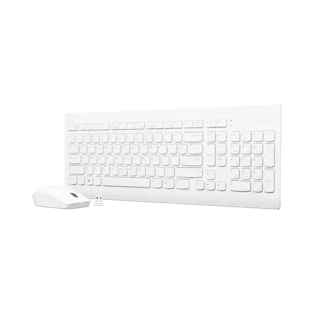 Lenovo 510 Wireless Combo Keyboard & Mouse - White
