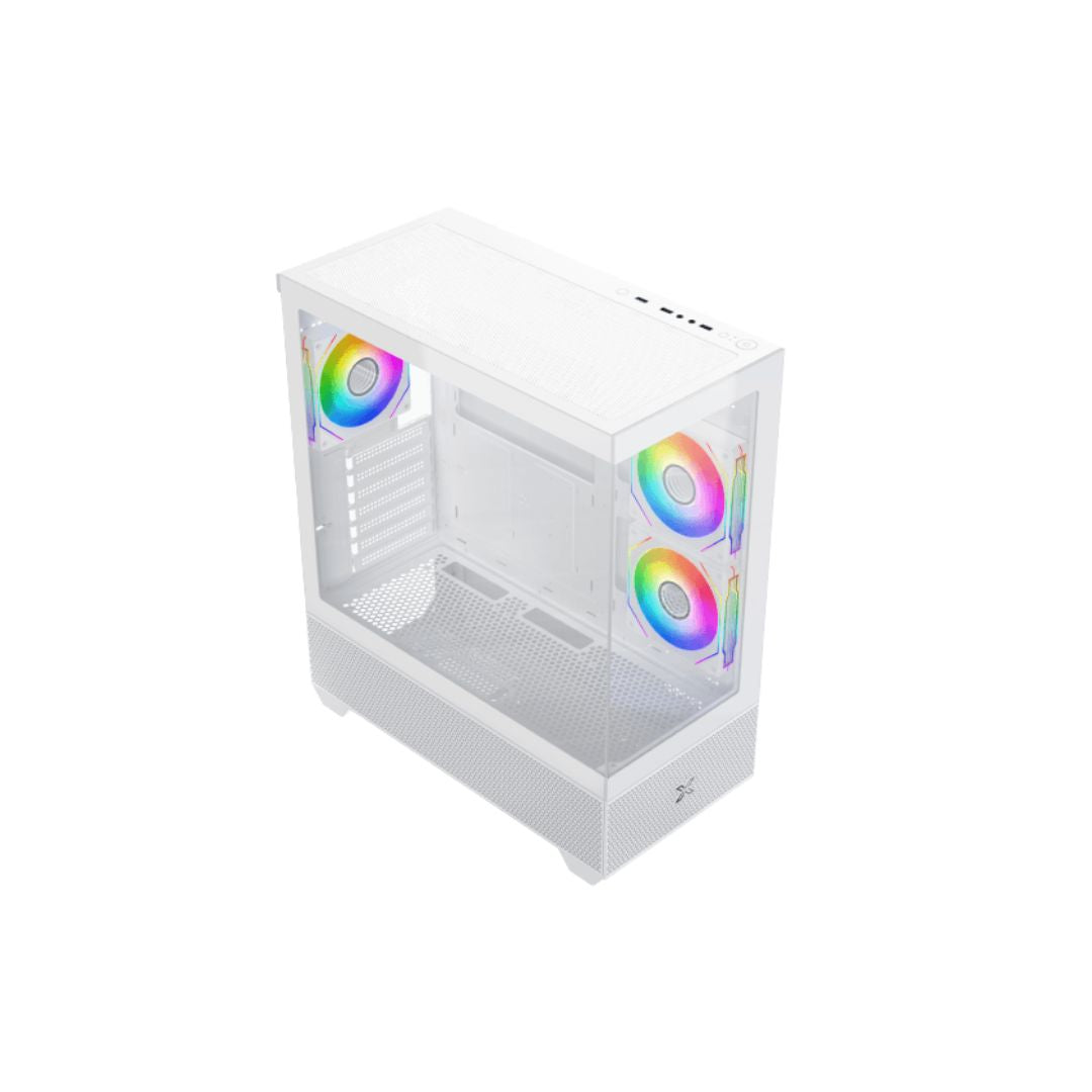 Xigmatek Alphard Arctic Mid Tower Case - White