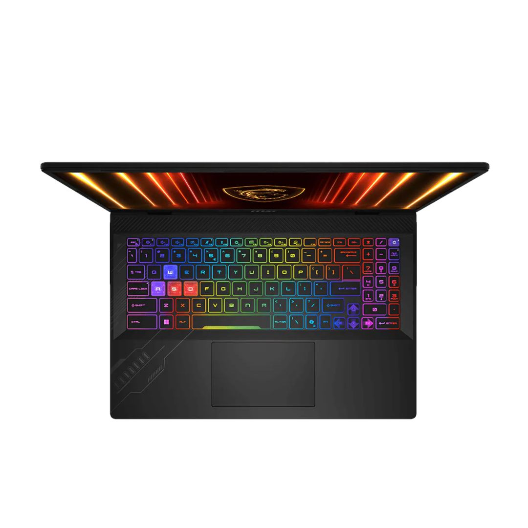 MSI Crosshair 16HX AI D2XWFKG-235XAE - معالج Intel Core Ultra 7-255HX، وذاكرة وصول عشوائي 16 جيجابايت، وذاكرة تخزين 512 جيجابايت، وبطاقة رسومات RTX 5060 8 جيجابايت، وشاشة 16 بوصة QHD+ IPS 240 هرتز، لون أسود