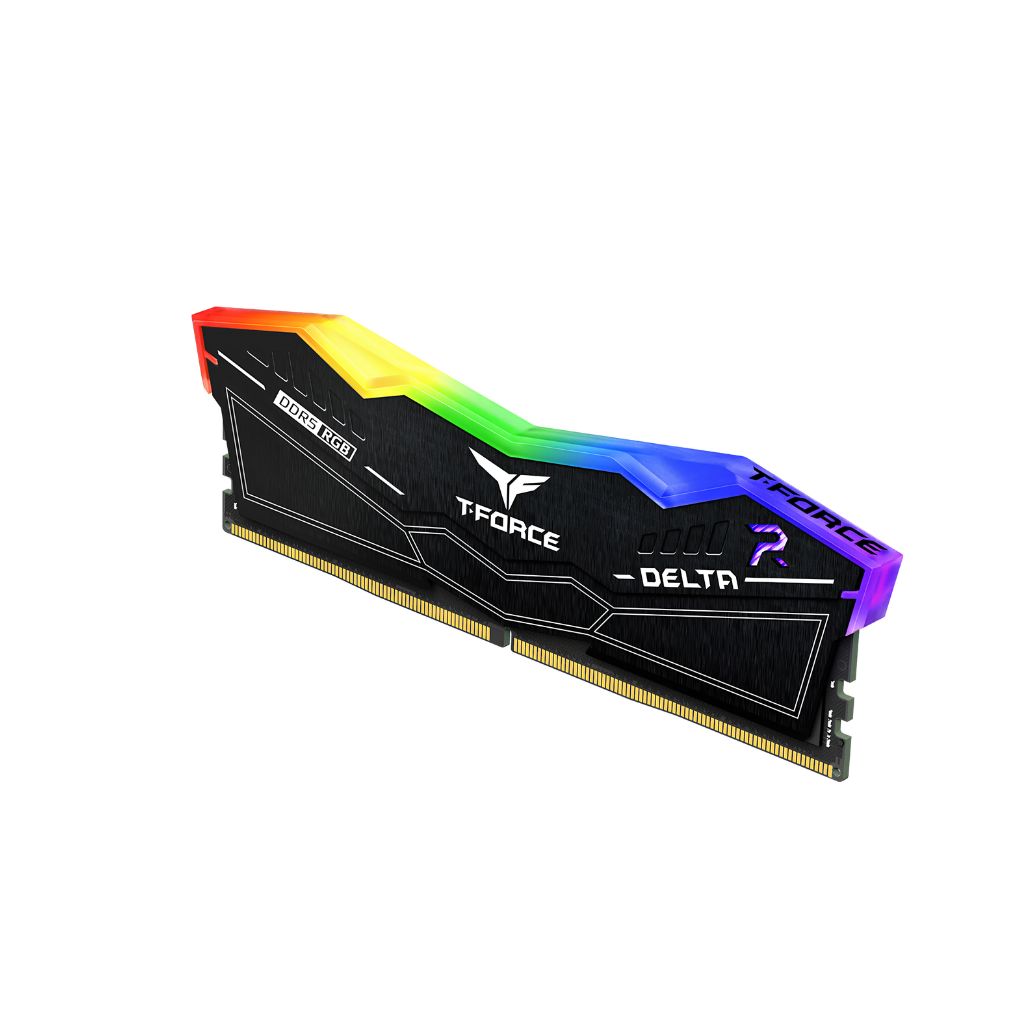 TEAMGROUP T-Force Delta RGB DDR5 Ram 16GB (16x1GB) 6000MHz CL38 RGB - أسود