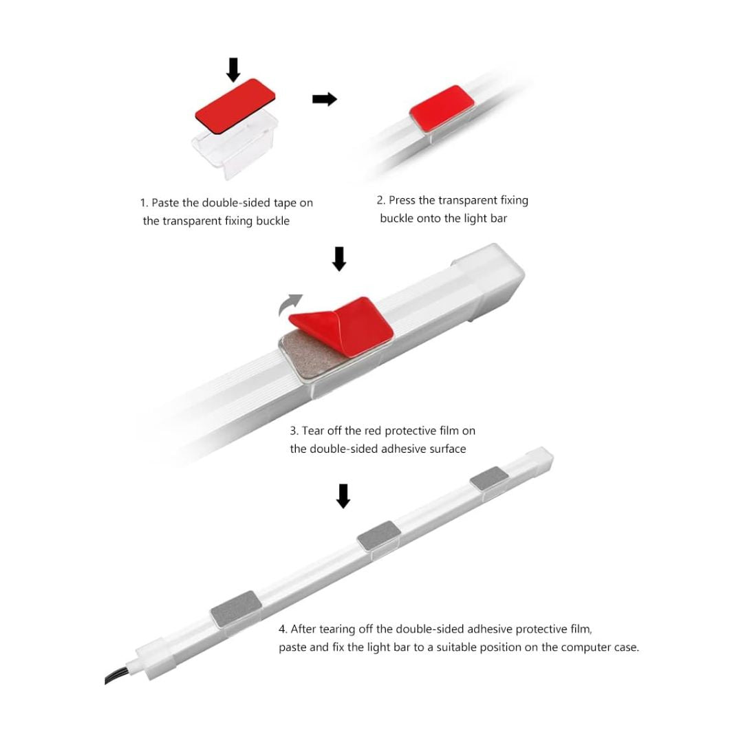 COOLMOON F300 Aluminum LIGHT STRIP LED 5V ARGB