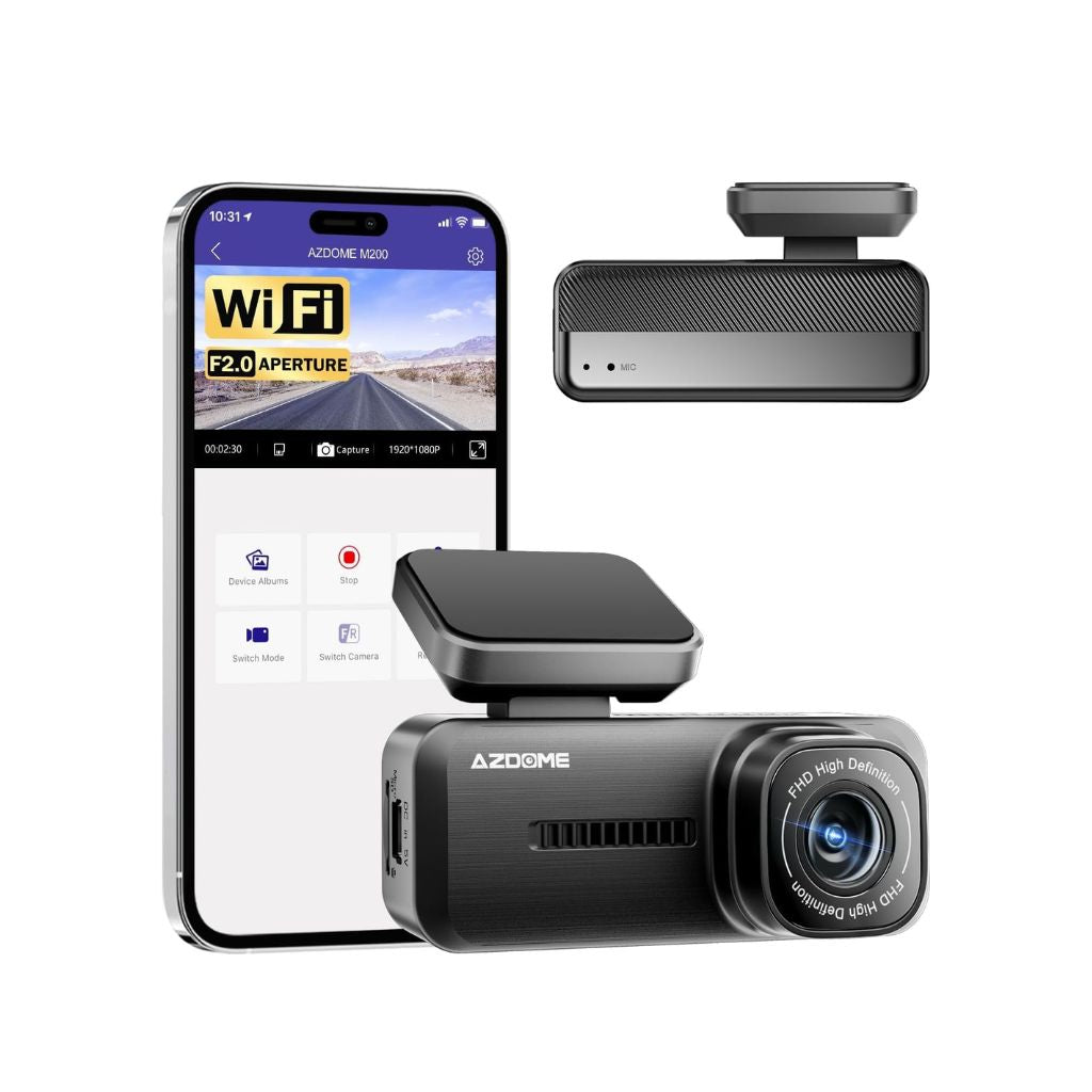 AZDome M200, 1-Channel 1080P Dash Cam