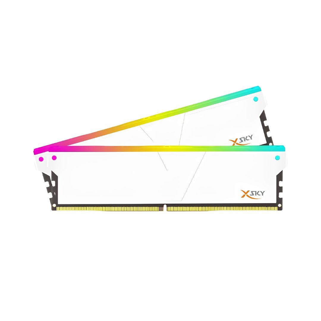 V-Color Manta XSky 32GB (2x16GB) DDR5 6000MHz CL30 - Desktop Memory, White
