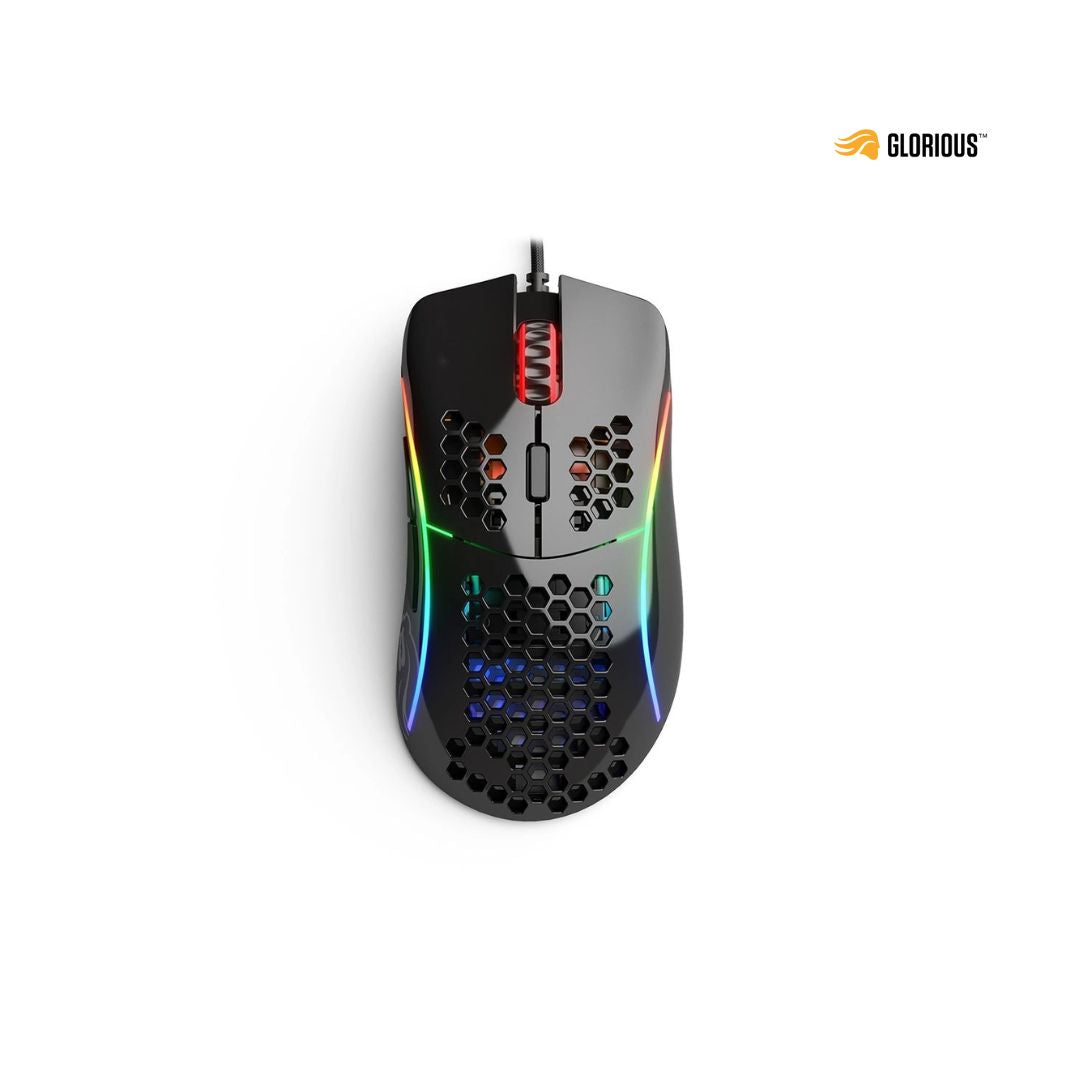 Glorious Gaming Model D Minus Wired Gaming Mouse - Glossy Black
