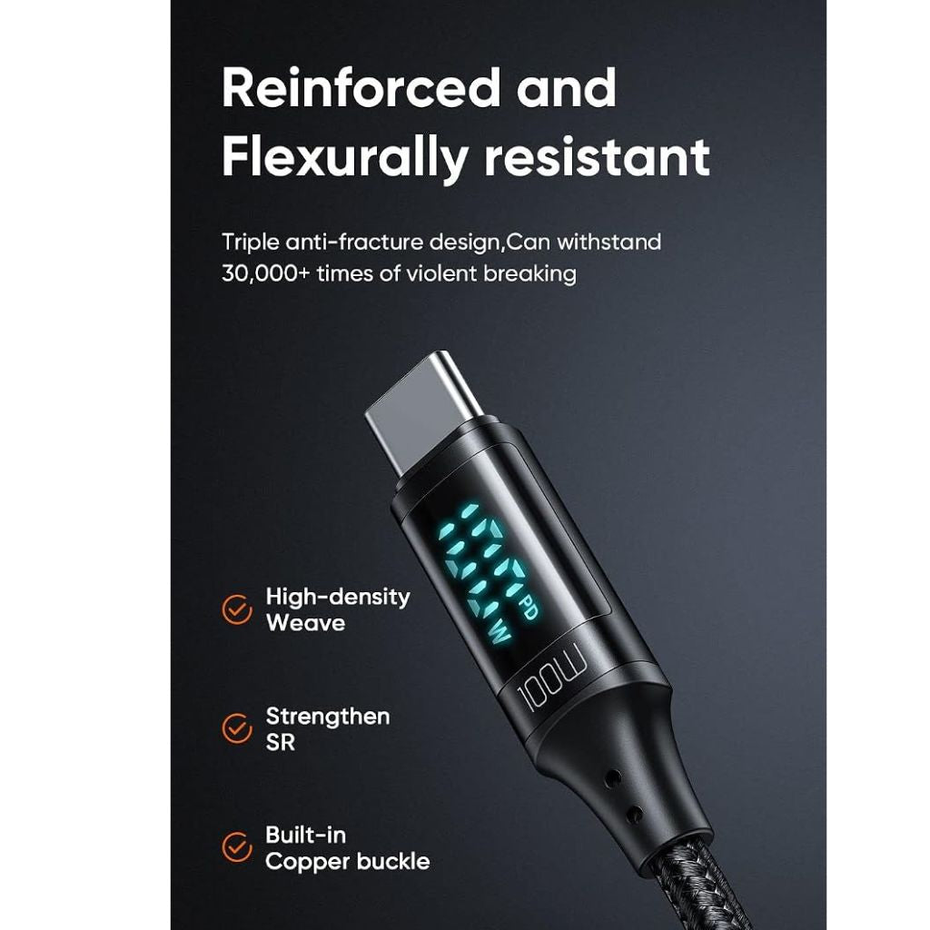 Mcdodo CA-1100 USB-C to USB-C Cable 1.2M - Black