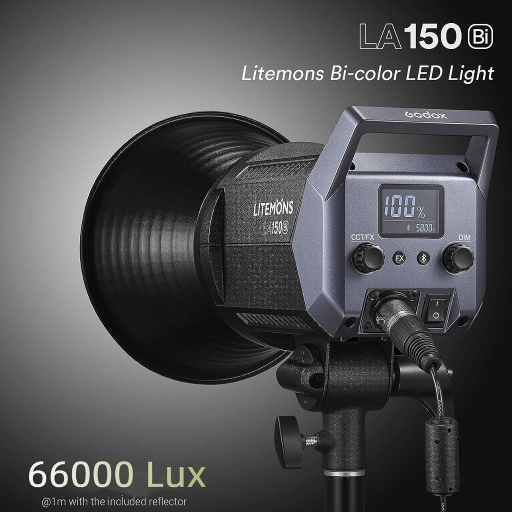 Godox LA150Bi Litemons Bi-Color LED Video Light – 190W COB