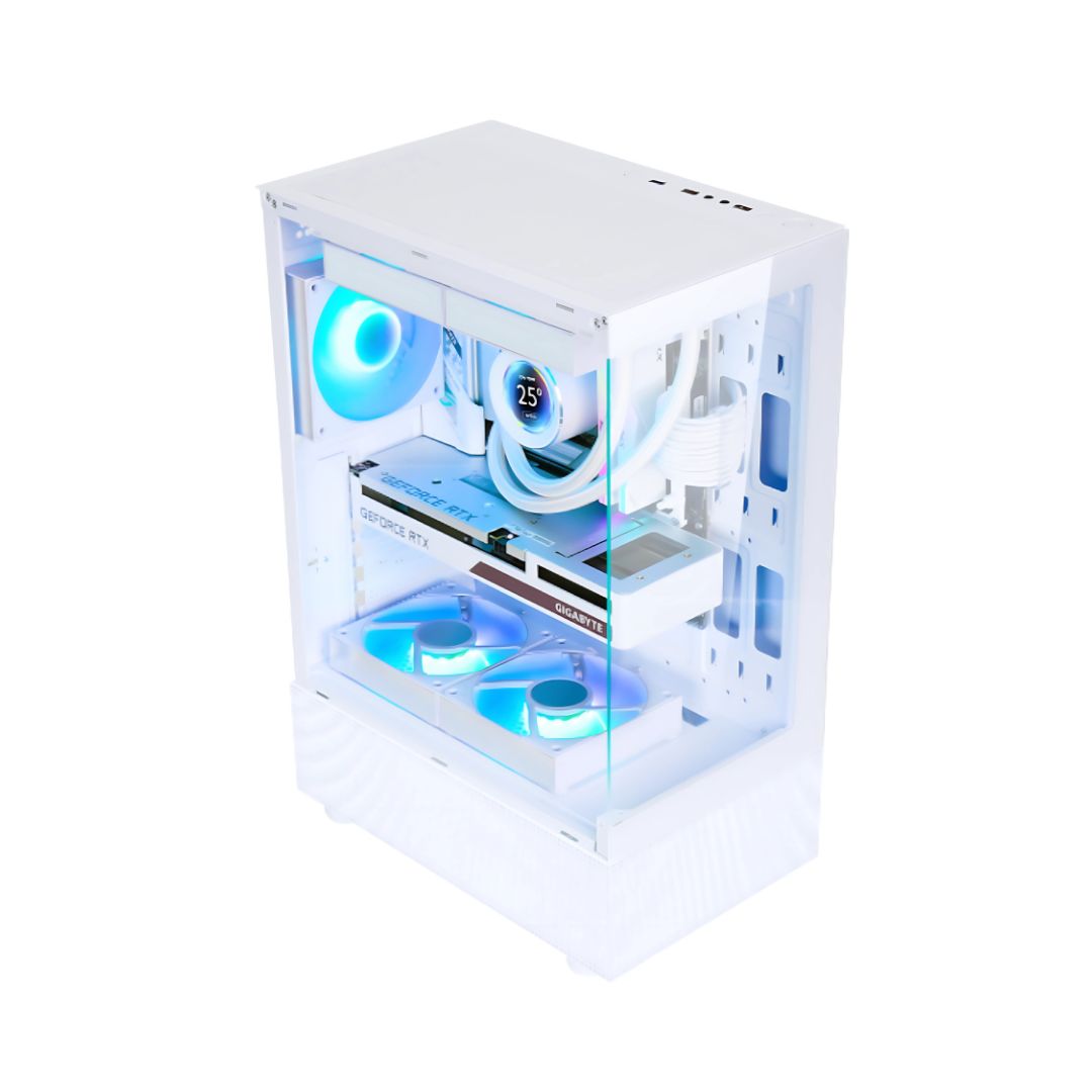 صندوق SAMA Neview 3321 Mid Tower ATX - أبيض