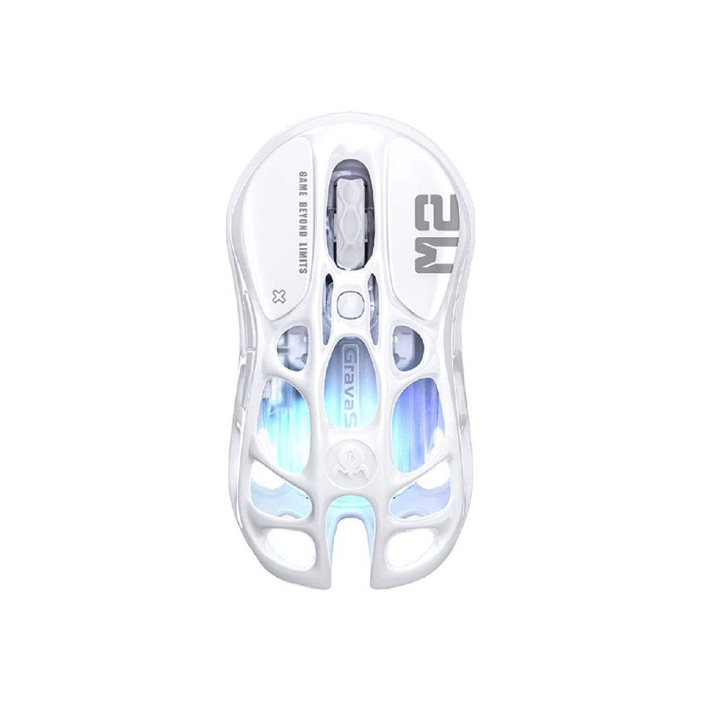 GravaStar Mercury M2 Wireless Gaming Mouse - Opaline White