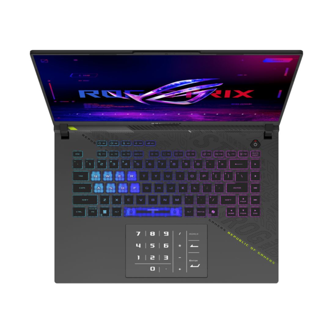 ASUS ROG Strix G16 G614FP-G1S1621W, Ryzen 9-9955HX, RAM 32GB, SSD 1TB, NVIDIA RTX 5070 8GB, 16.0 inch 2.5K WQXGA IPS 240Hz, Eclipse Gray