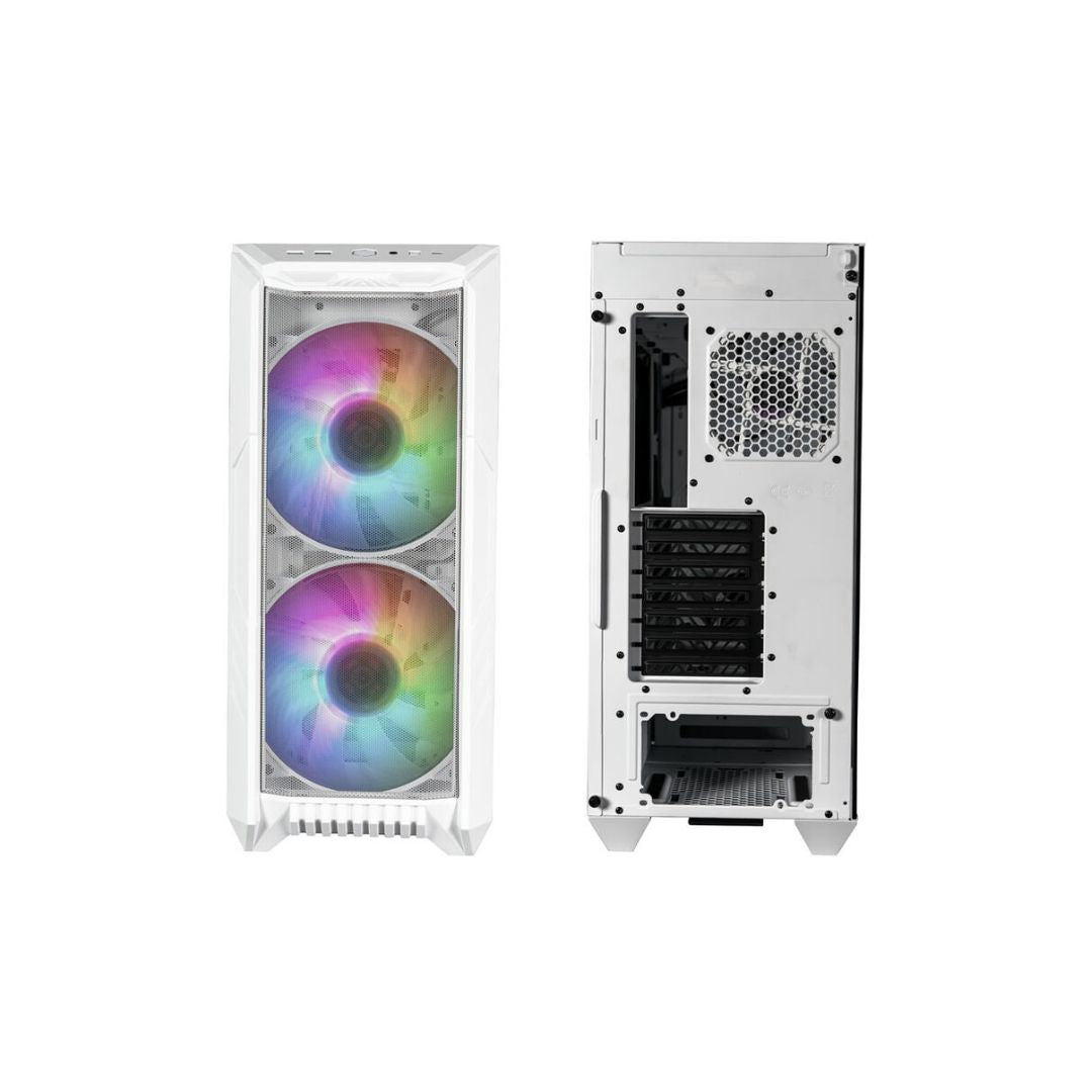 Cooler Master HAF 500 Mid Tower 3 Fan - White