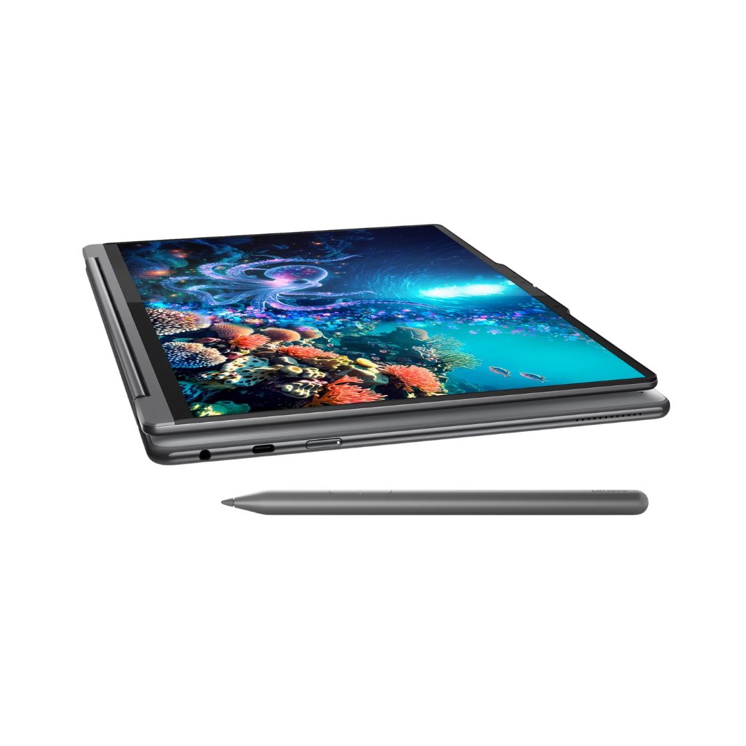 Lenovo Yoga 9 Aura Edition 14ILL10 - (13AX) Intel Core Ultra 7-258V, RAM 32GB, SSD 1TB, Intel® Arc™ Graphics 140V, 14 Inch WQXGA+ OLED 120Hz Touch, Luna Grey