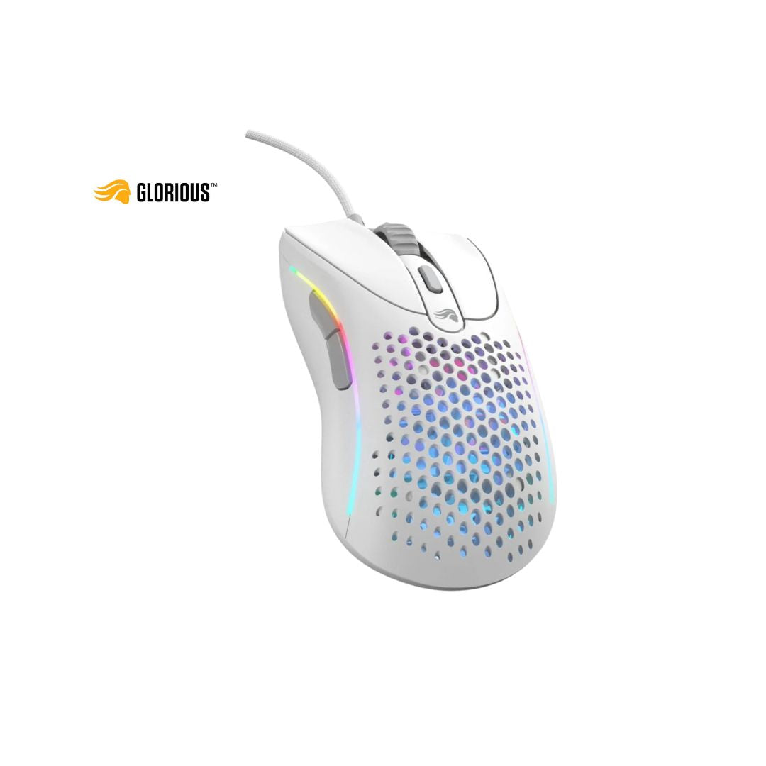 Glorious Gaming Model D2 Wired Gaming Mouse - Matte White