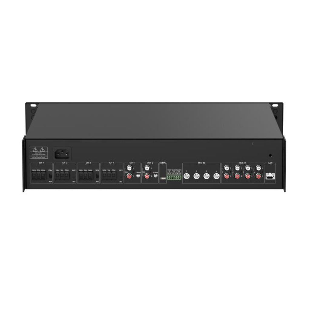 Hikvision DS-QAZ1A1000G1-VB4/EU 1000W 4-Zone Network Amplifier