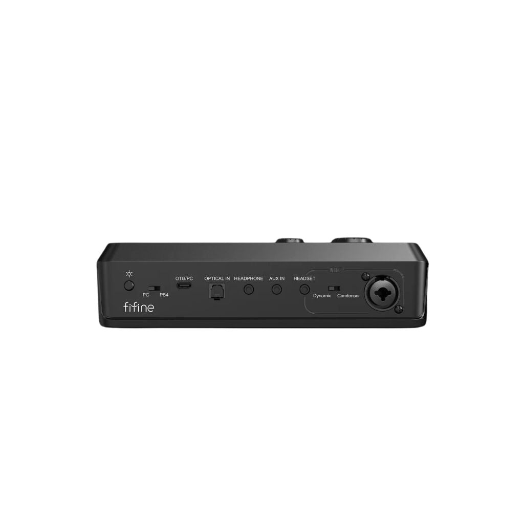 FIFINE AmpliGame SC8 - RGB Gaming Audio Mixer