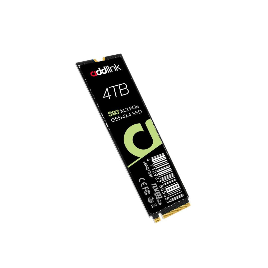 Addlink S93 4TB NVMe SSD – PCIe Gen4 ×4, 7400MB/s