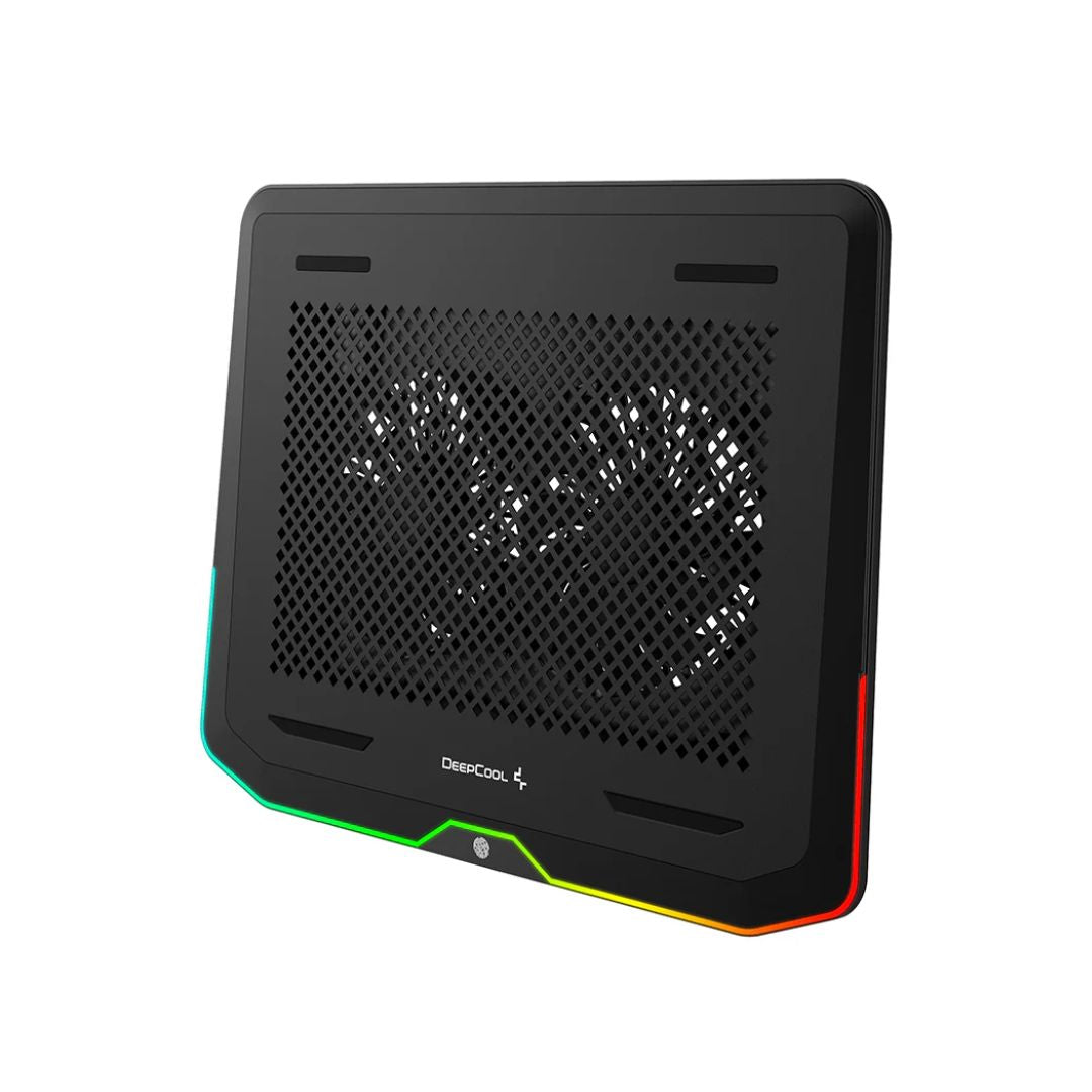 وسادة تبريد الكمبيوتر المحمول DeepCool RGB N80