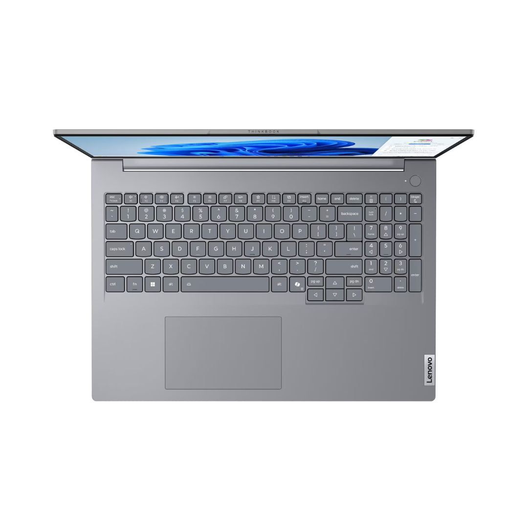 Lenovo ThinkBook 16 G8 - (2KGR), Intel® Core Ultra 7-255H, RAM 8GB, SSD 512GB, Intel Graphics, 16 Inch WUXGA IPS 60Hz, Arctic Grey