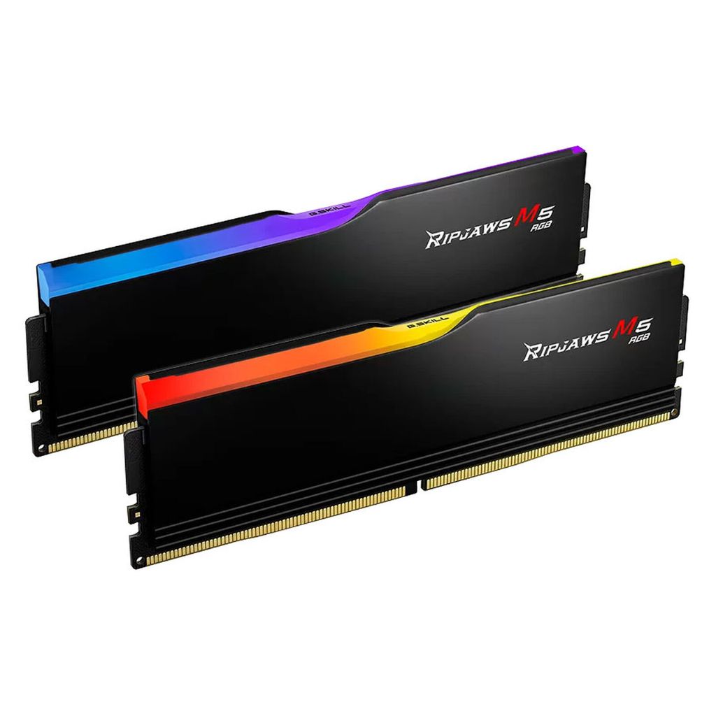G.SKILL Ripjaws M5 RGB 64GB (2×32GB) DDR5 6000MHz CL32 Desktop Memory - Black