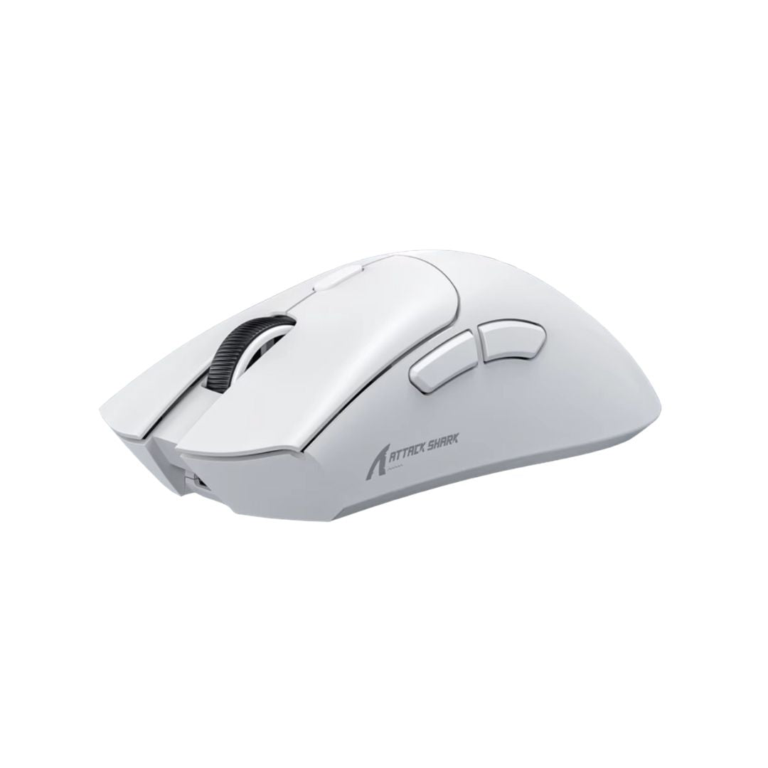 فأرة الألعاب اللاسلكية ATTACK SHARK R1 – باللون الأبيض