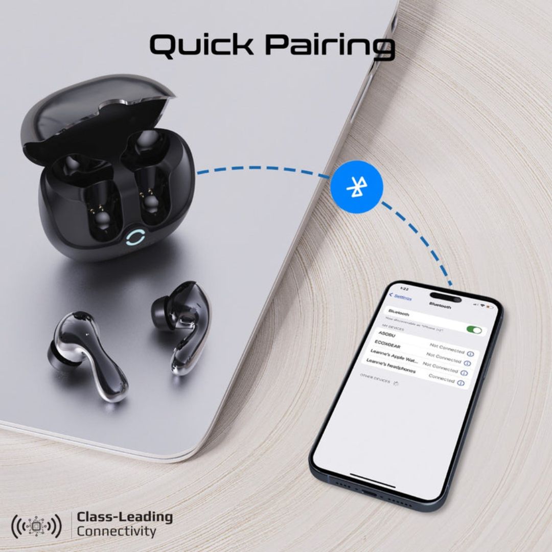 Promate Baton Wireless Earbuds - Black