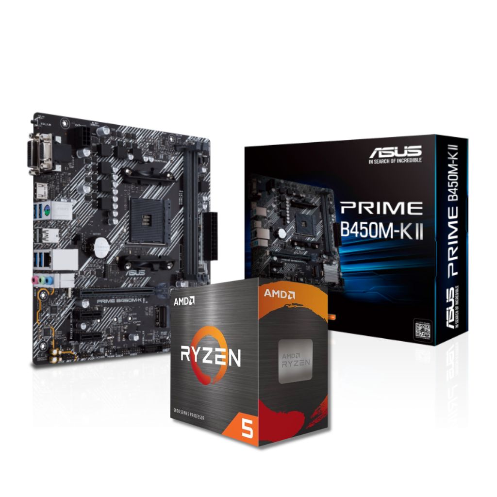 AMD Ryzen 5 5500 & ASUS PRIME B450M-K II Bundle