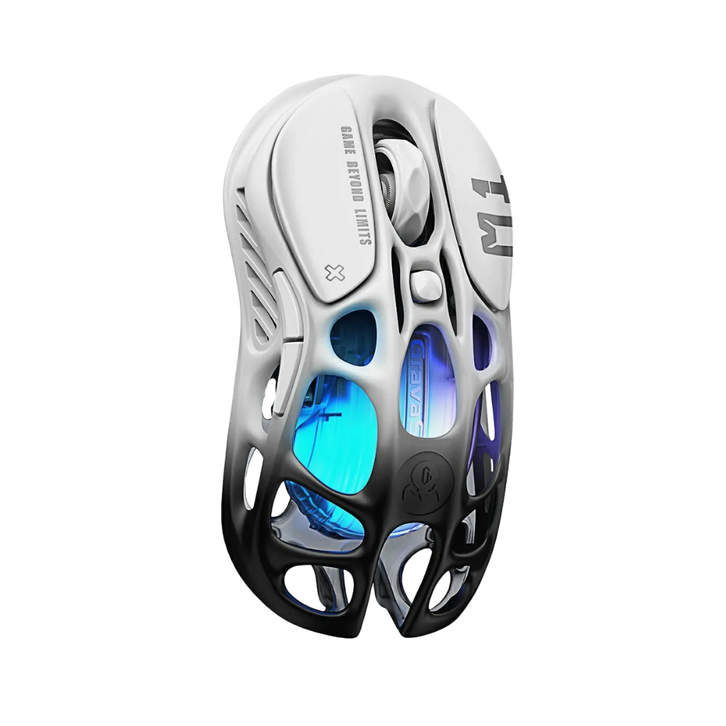 ماوس الألعاب اللاسلكي GravaStar Mercury M1 Pro PRO-GBLK - أسود متدرج