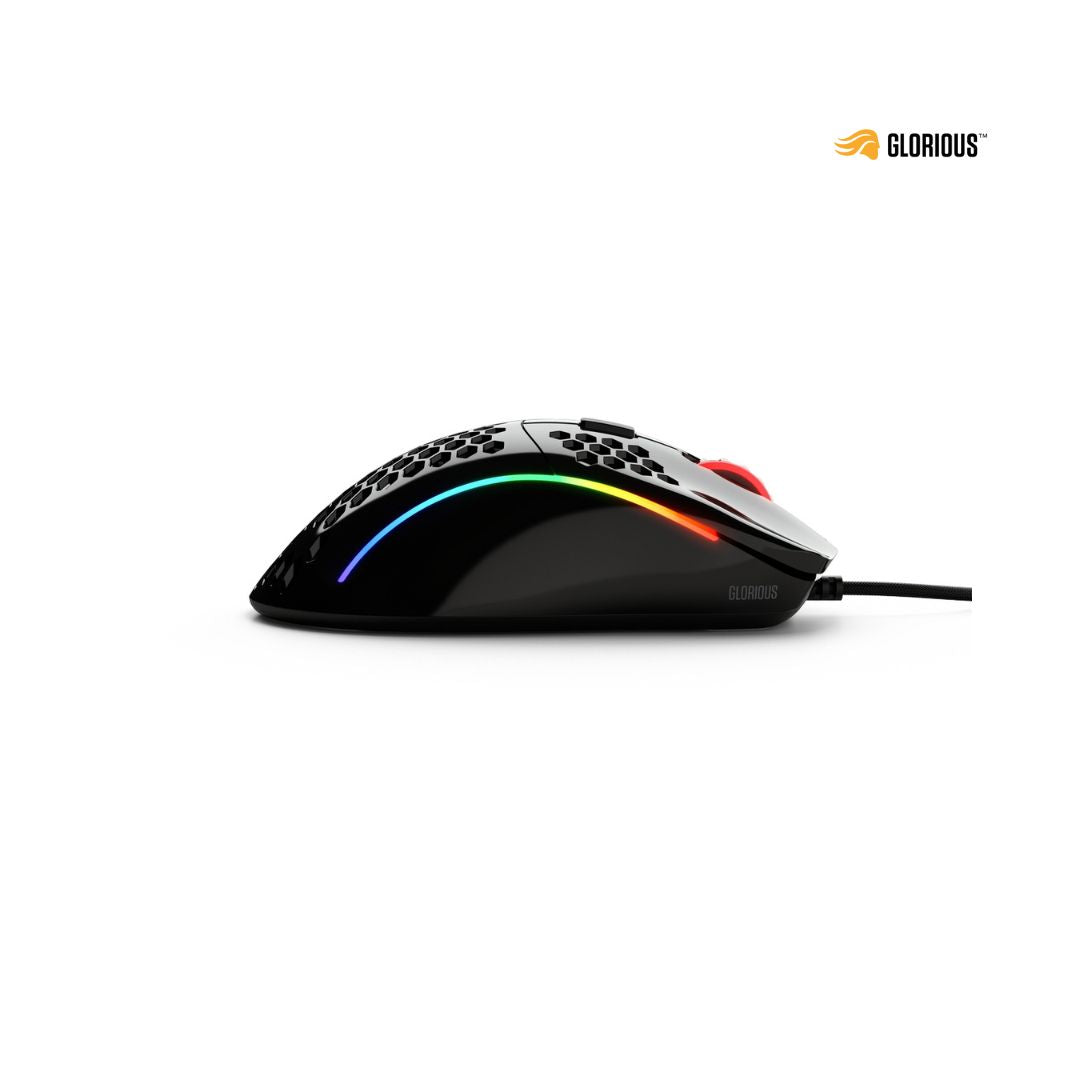 Glorious Gaming Model D Minus Wired Gaming Mouse - Glossy Black